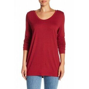 ABOUND Red Long Sleeve Everyday Tee